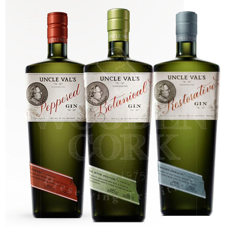 Uncle Val's Botanical, Restorative & Peppered Gin Bundle