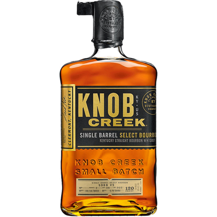 Knob Creek Single Barrel Select Bourbon "Wooden Cork X Sip Whiskey"